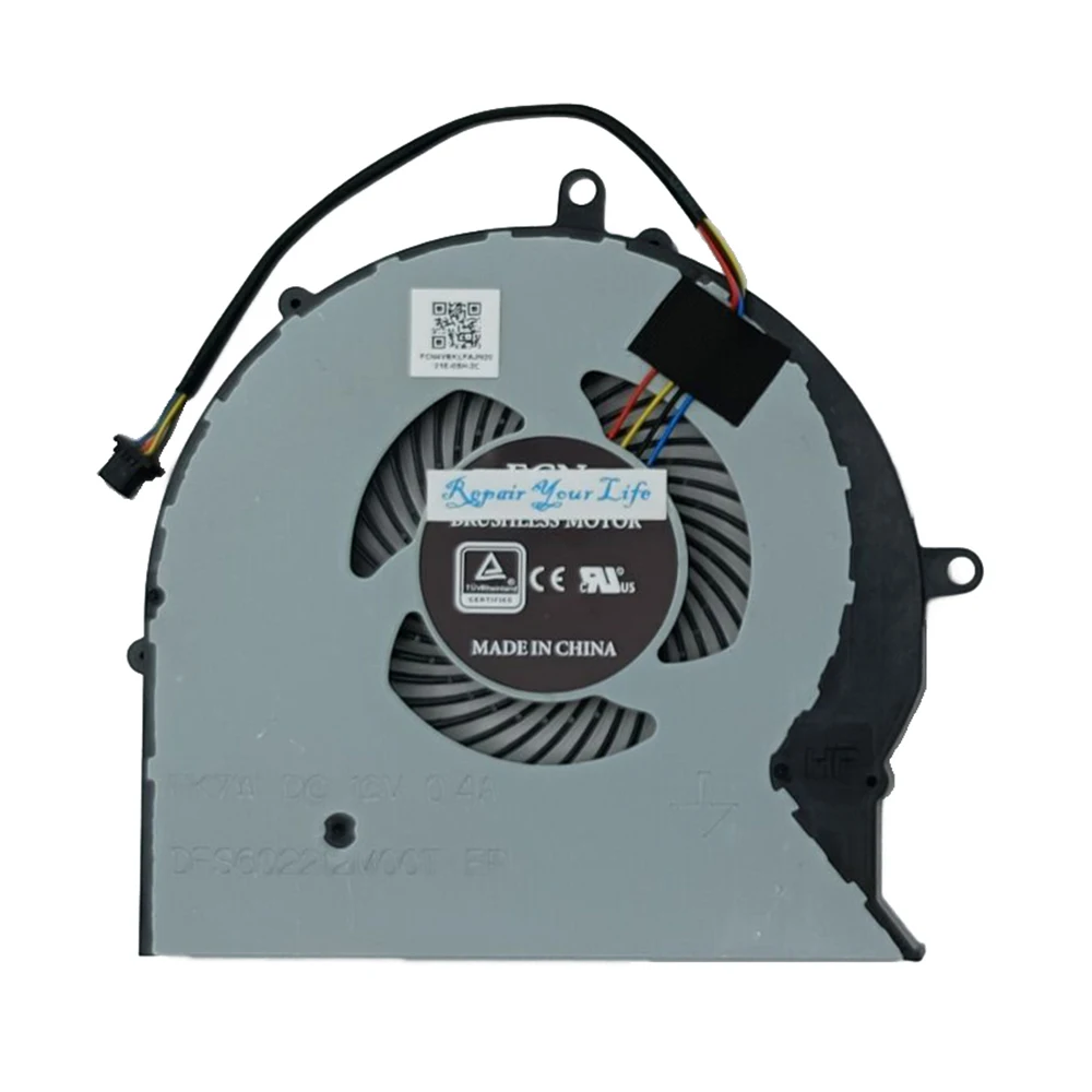 Ventilador de refrigeración CPU GPU para ASUS FX63V FX63VM FZ63VM FX503VM S5AM GL703 ROG Strix GL703VM GL503VM serie DFS 552012 Ventiladores más frescos M00T - imagen 5