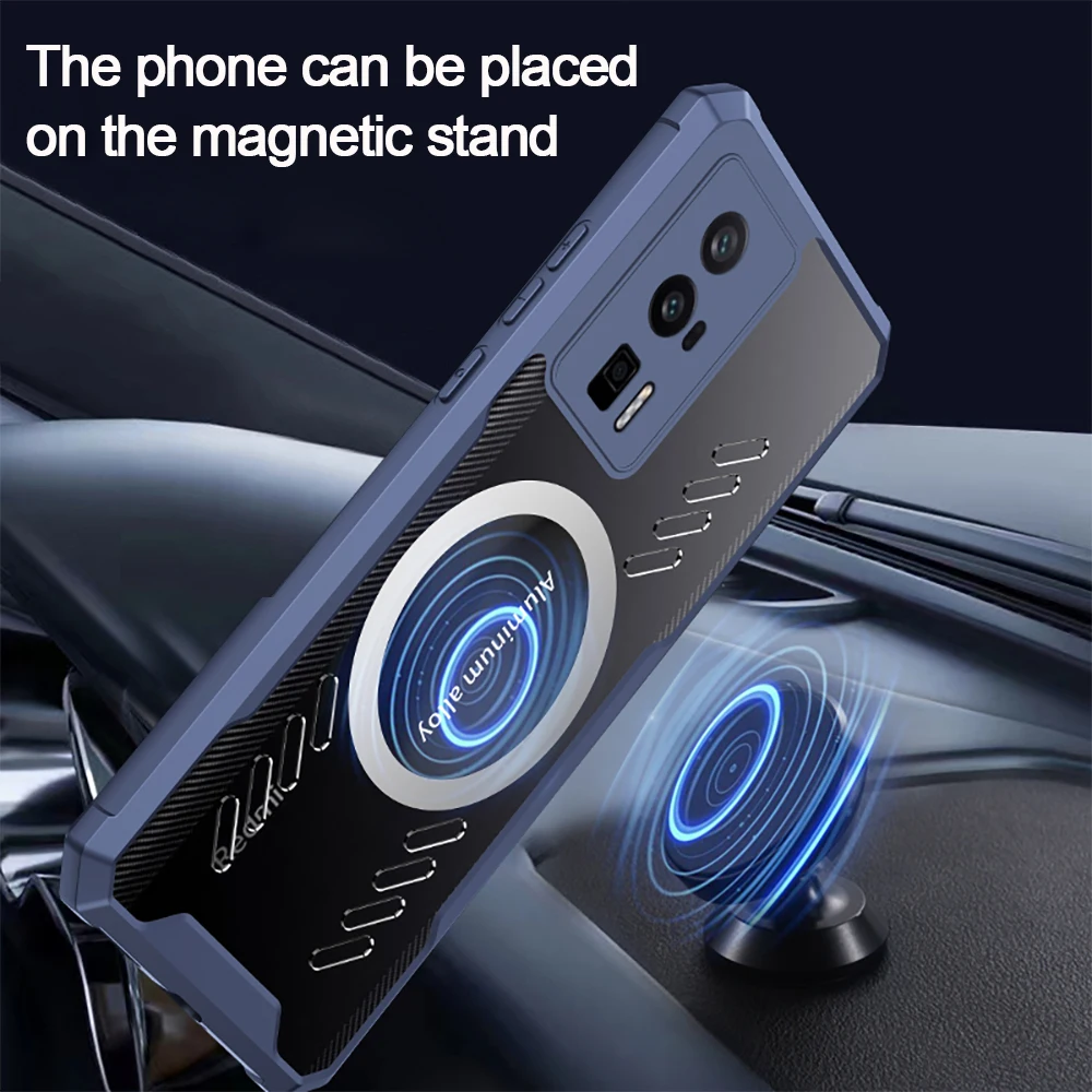 Capa para Xiaomi 13T Pro Redmi K60 Ultra Funda HD transparente cubierta de disipación de calor para Redmi K60 POCO F5 Pro Fundas Funda - imagen 5