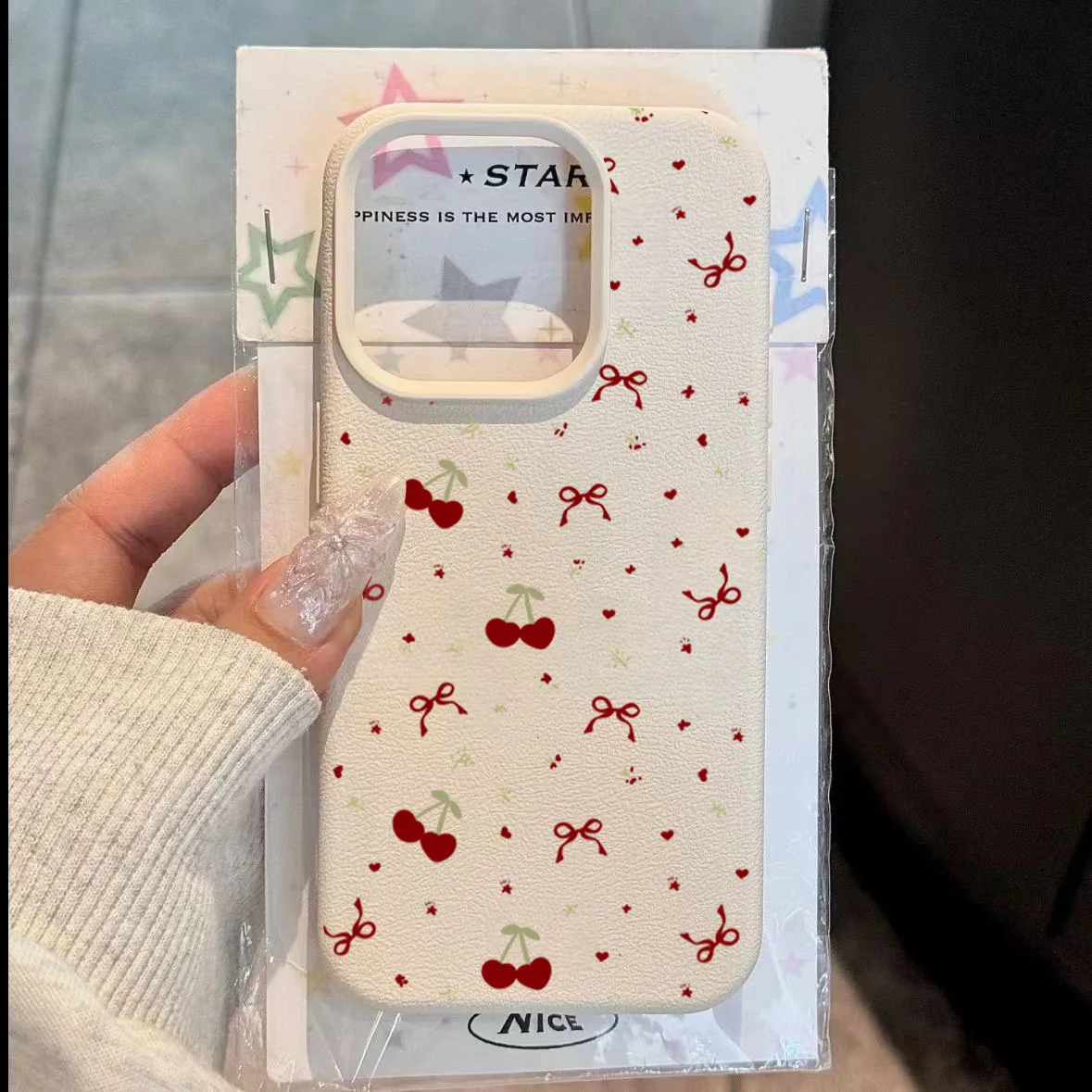 Funda de teléfono con diseño de lichi y lazo de cereza para Xiaomi Redmi Note 14 Pro Plus 5G, funda Redmi Note 14 13 12S 12 11 10 14C 13C 12C