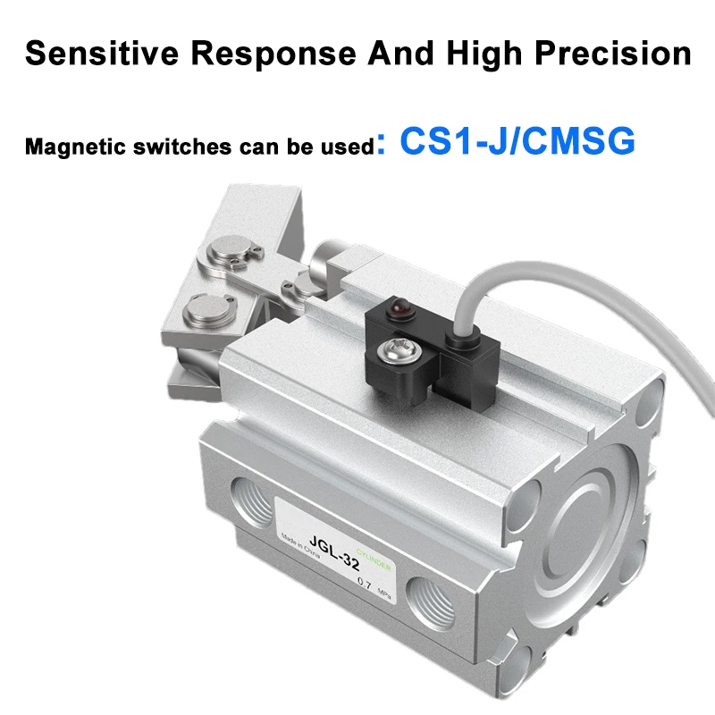 Cilindro de apalancamiento XALC/JGL-25X32-40/50-63S c Accesorio de molde de sujeción Cilindro de compresión de brazo oscilante - imagen 4