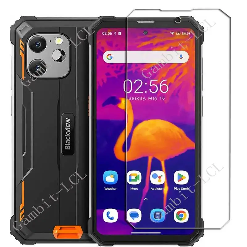 2 uds para Blackview A52 Pro A53 A96 BV4800 BV5300 Plus BV6200 BV8900 BV9300 N6000 Oscal C30 protección de pantalla película de vidrio templado - imagen 2