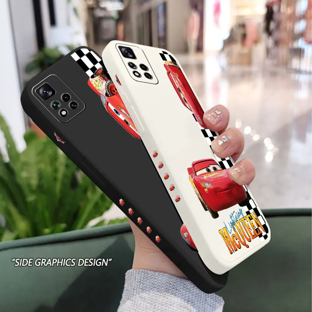 Funda de teléfono Disney Cars Lightning McQueen, Xiaomi Redmi Note 13, 12, 12T, 11, 11T, 11R, 11E Pro Plus, 10, 9 Pro Max, 11S, 10T, 10S, 9S - imagen 4