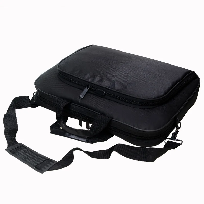 Bolso para ordenador portátil de oficina de negocios de 15,6/17 pulgadas, bolso de hombro tipo bandolera de mano de gran capacidad para hombres, maletín ejecutivo, gran oferta - imagen 3