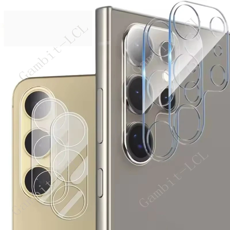 2 uds 3D 9H HD película de lente de cámara para Samsung Galaxy S25 Ultra S24 FE GalaxyS25 Plus cubierta protectora trasera de vidrio templado Original