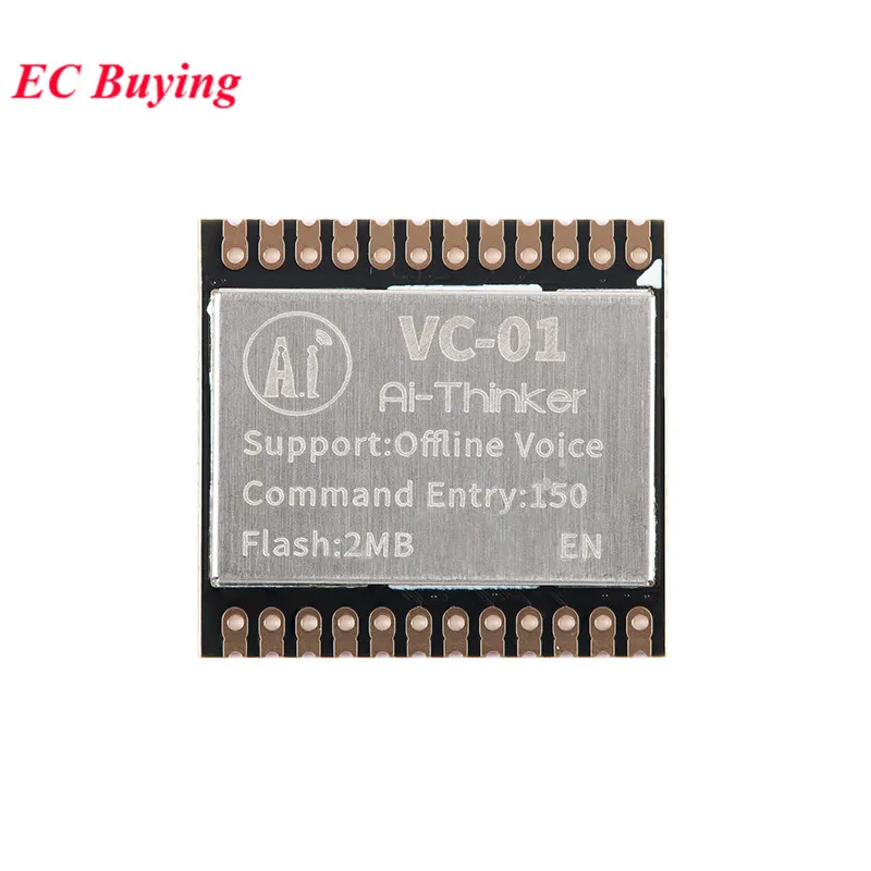 VC-02-Kit VC-01 AI Placa de desarrollo de voz sin conexión pura sin red inteligente Reconocimiento sin conexión Módulo de control de voz en inglés - imagen 3