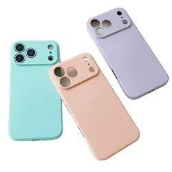 Funda TPU Antigolpes iPhone 11-17 Pro Max Gris Lavanda