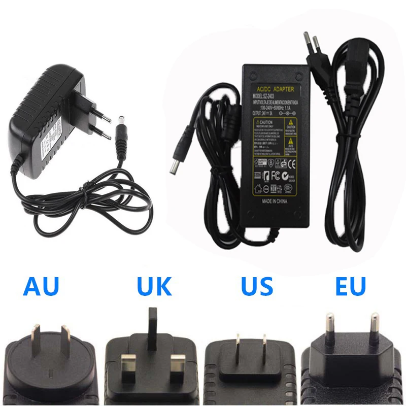 Adaptador de fuente de alimentación conmutada AC DC 5V 9V 12V 24V 1A 2A 3A 5A 6A 8A 10A 220V a 5V 12V 24V Unidad de fuente de alimentación 5 9 12 24 V voltios - imagen 2
