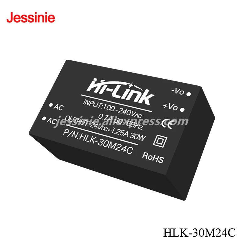 HLK-30M09C 30M12C 30M15C 30M24C 10W AC-DC VRB2424LD/VRB4805LD-10WR3 30W DC-DC Módulo de alimentación 9V 12V 15V 24V 48V aislado - imagen 5