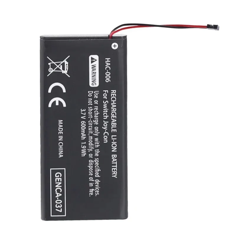 HAC-006 3,7 V 600mAh batería recargable para Switch NS Joy-con Gamepad controlador de juego batería de litio de repuesto - imagen 5