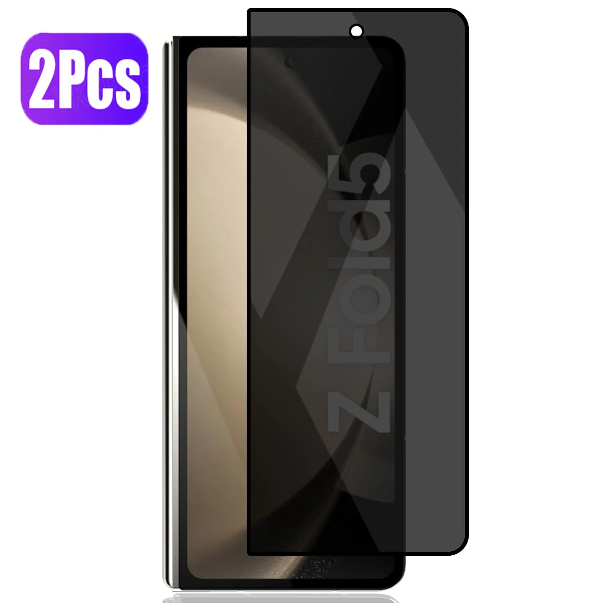 Para Samsung Galaxy Z Fold 6 Z Fold 5 Z Fold 2 3 Z Fold 4 Privacidad 9H Vidrio templado antiespía - imagen 2
