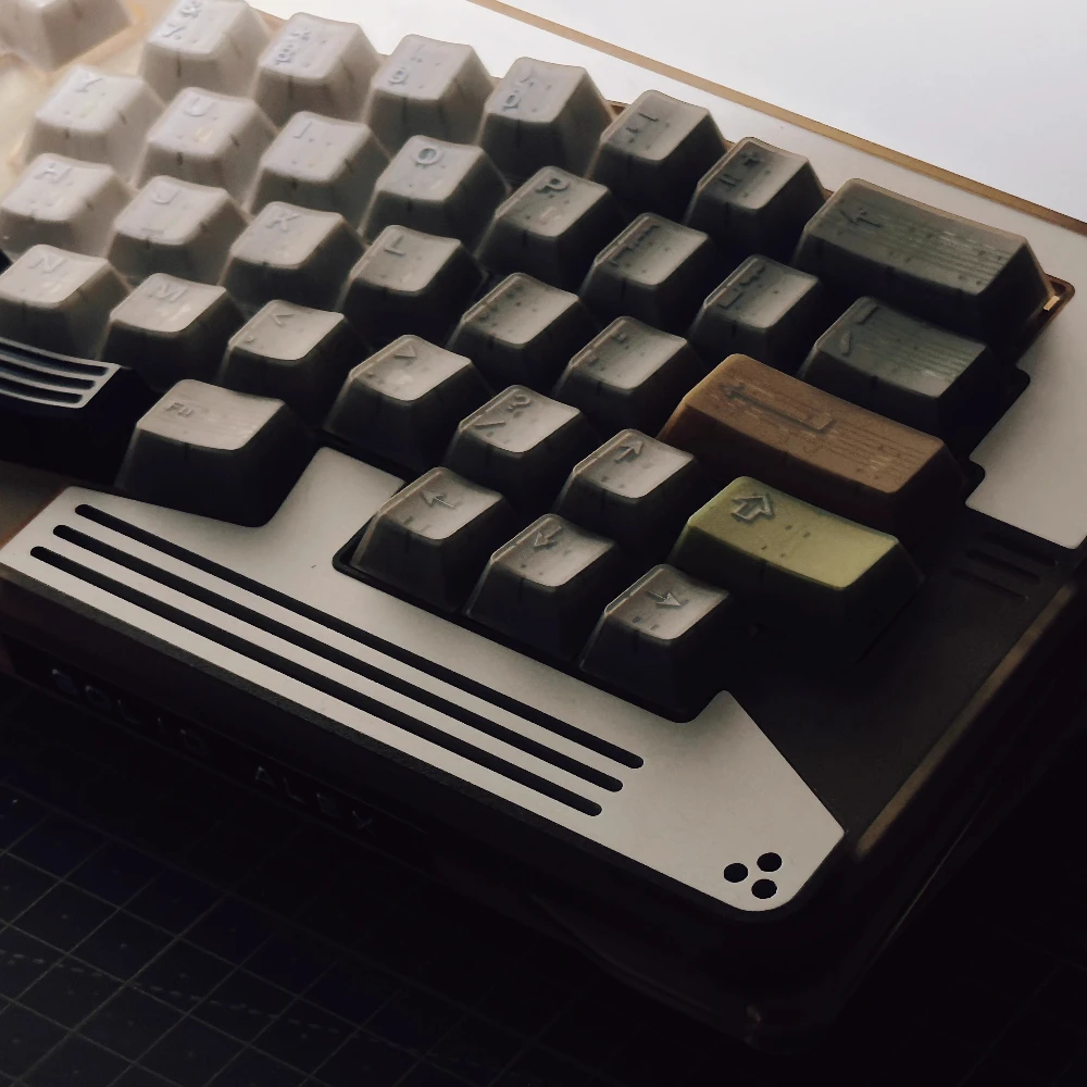 MW Hash Line Keycap Set Original ABS personalizado Retro translúcido teclado Cap Cherry Profile Gaming KeyCap para teclado mecánico - imagen 2