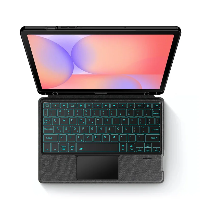 Funda con teclado magnético para Samsung Galaxy Tab S10 Lite SM-X400, teclado con panel táctil retroiluminado para Galaxy Tab S10 Lite, funda de 10,9 pulgadas