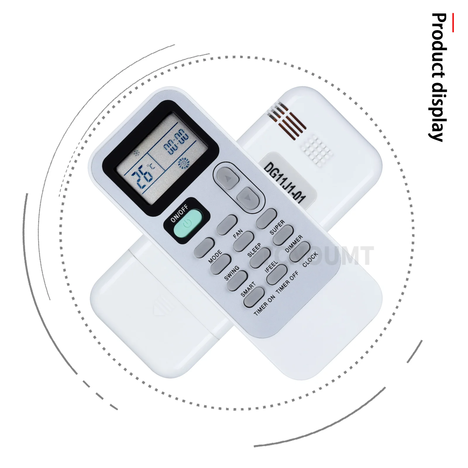 Control remoto de aire acondicionado para Hisense DG11J1-01, controlador de aire acondicionado para Kelon DG11J1-04, DG11J1-05(E), DG11J1, nuevo - imagen 3