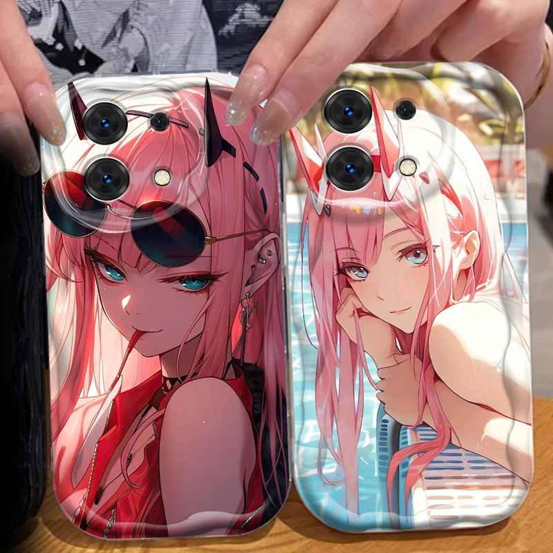 Darling In The Franxx Anime Art para Xiaomi Redmi Note 13 12 12S 11S 11 10 9 8 10A 9C 9T Pro Plus 5G Wave Oil TPU Phone Case