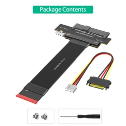 Cable M.2 NVMe 4.0 a U.2 SFF-8639 para SSD 2280