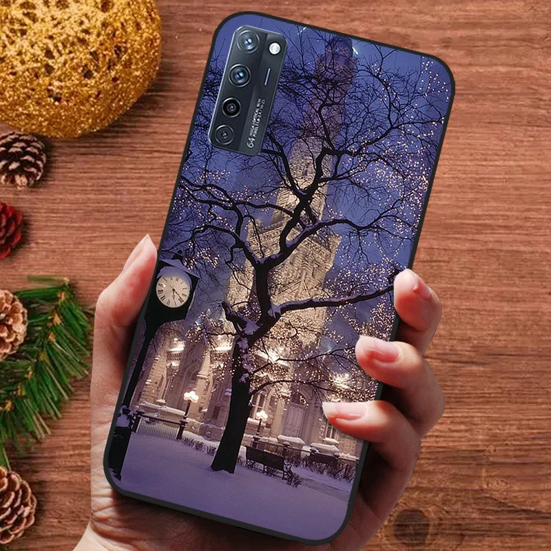 Funda pintada de Navidad para ZTE Axon 20 4G 5G, funda de silicona suave para teléfono ZTE Axon 40 30 Pro Ultra A20 A2121, Fundas - imagen 4