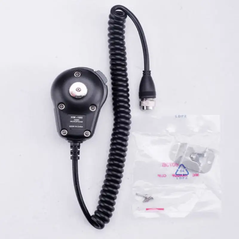 Reemplace EM-101/EM-48 HM-180 HM180 micrófono PTT micrófono altavoz para ICOM IC-M700 IC-M710 IC-M700PRO IC-M600 SSB Radio - imagen 3