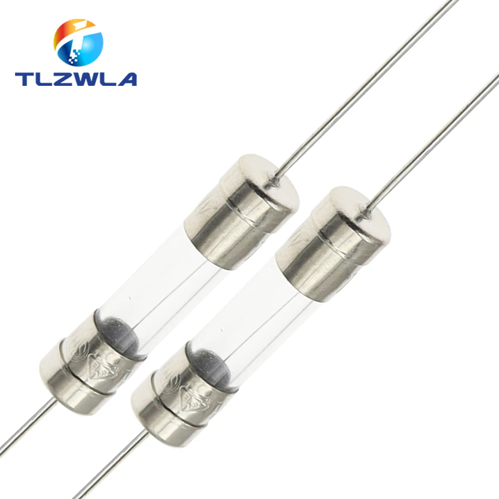 10 Uds 5*20mm doble tapa fusible de vidrio rápido fusible de tubo de soplado lento con un pin 5x20mm 250V 0.5A 1A 2A 3A 4A 5A 6A 7A 8A 10A 12A 15A 20A - imagen 3