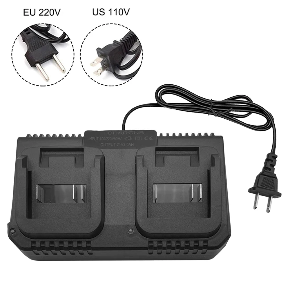 Cargador de batería de doble ranura 3.0A 18V 21V Cargador de batería de iones de litio Compatible con Makita BL1415 BL1815 BL1830 BL1850 - imagen 2