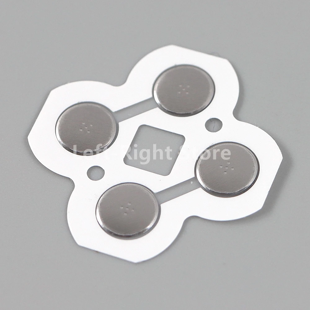 Tira conductora de botón ABXY con llave cruzada, 50 Uds., para Nintendo 3DS, película conductora de Metal, juego de almohadilla D, botón ABXY para 3DS - imagen 3