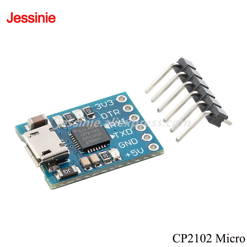 1-10 Uds CP2102 tipo C MICRO USB a UART TTL módulo convertidor serie de 6 pines STC UART - imagen 2