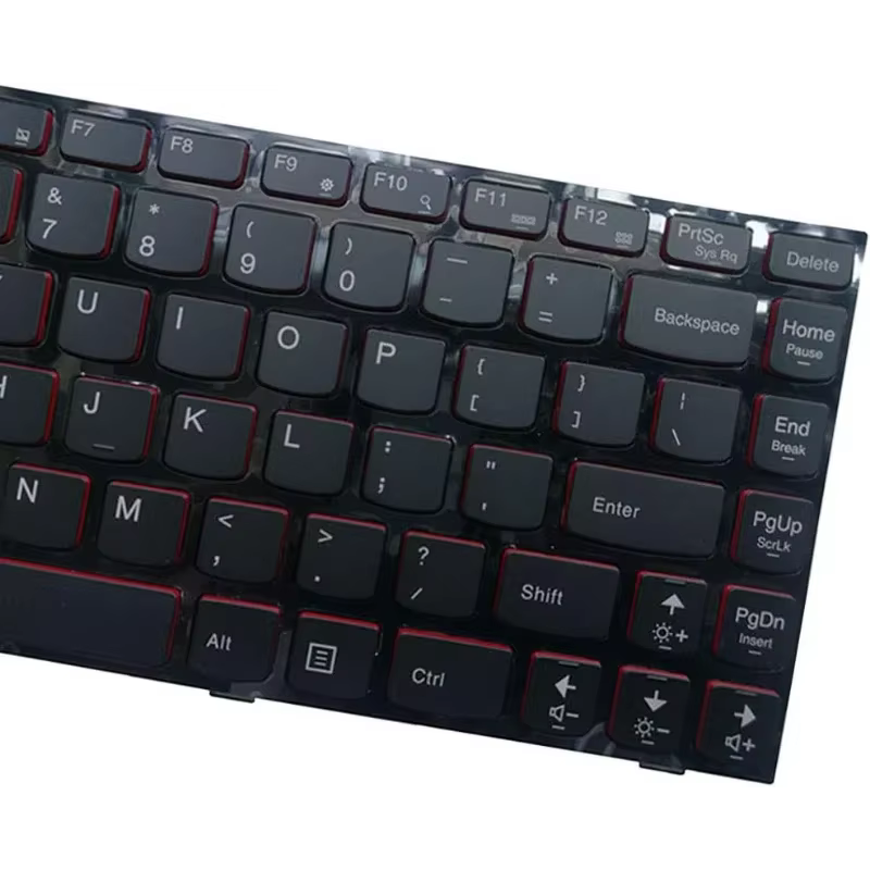 Teclado de repuesto para ordenador portátil, accesorio con retroiluminación para Lenovo IdeaPad Y400, Y400N, Y410P, Y430P, 25205348, diseño de EE. UU. - imagen 4