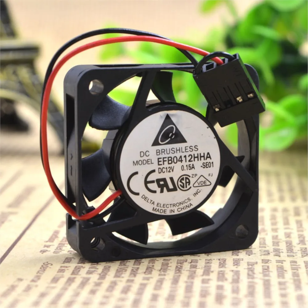 para servidor de ventilador de refrigeración de doble bola Delta 40mm EFB0412HHA 12V 0.15A 4CM, alta eficiencia - imagen 3