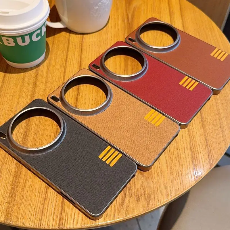 Para VIVO X300 Pro Funda Simple de cuatro barras ligera de cuero de lujo Funda agradable para la piel para VIVO X 300 Pro Funda de parachoques a prueba de golpes - imagen 4