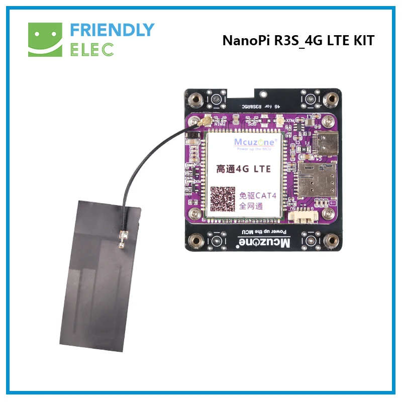 Placa de expansión NanoPi R3S_4G, Rockchip RK3566, Qualcomm/NL668-EU/NL668-AM/NL668-EAU 4G LTE - imagen 3