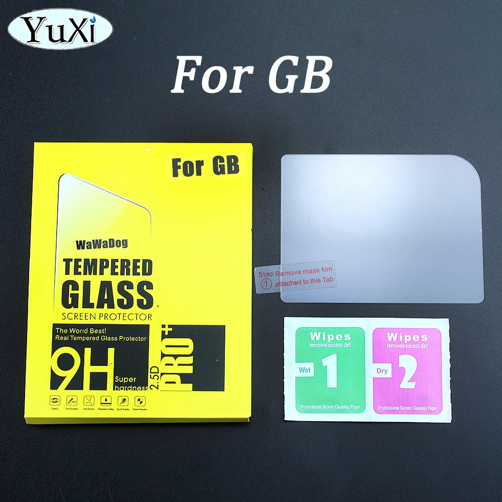 1 unidad de vidrio templado antiarañazos para Gameboy Color GBC para Gameboy Advance GBA SP GB GBP consola de juegos película protectora de pantalla - imagen 5