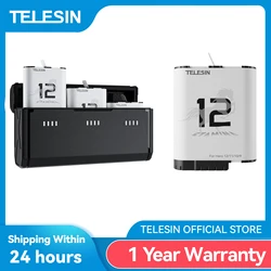 TELESIN Batería para GoPro Hero 12/11/10/9 - Caja Negra