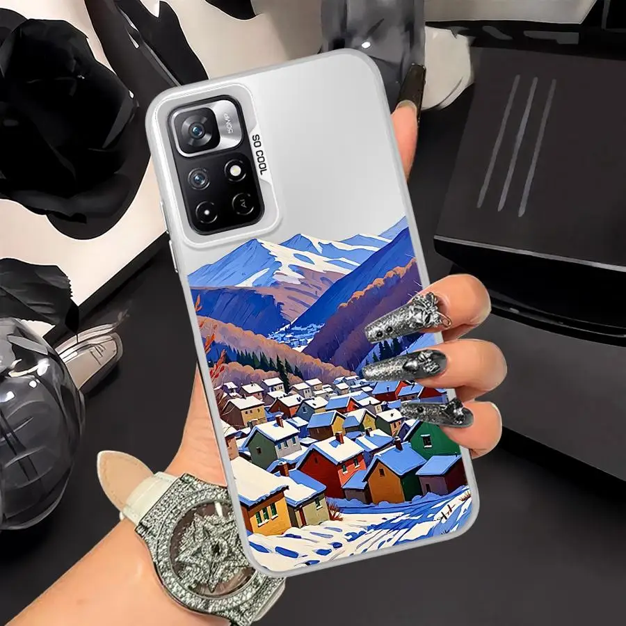 Funda trasera para teléfono Xiaomi Mi 11 Lite 12T Pro 13T Navidad Papá Noel - imagen 5