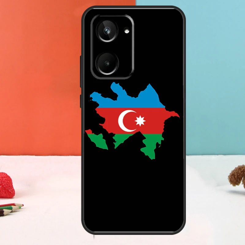 Bandera de Azerbaiyán para Realme 15 Pro GT6 GT7 10 11 12 13 14 Pro Plus C51 C53 C55 C61 C63 C65 C67 C75 C71 - imagen 2