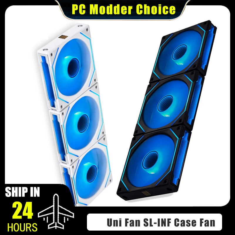Ventilador Radiador Lian Li Uni Fan SL-INF 120 – RGB Infinity Mirror 12cm BIDIRECCIONAL - imagen 2