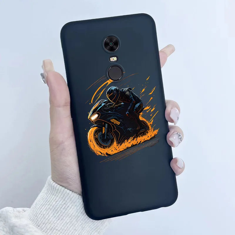 Para Redmi 5 5 Plus funda de teléfono hermosa mariposa flor diseño de niña suave silicona TPU carcasa trasera para Redmi5 5Plus cubre Etui - imagen 4