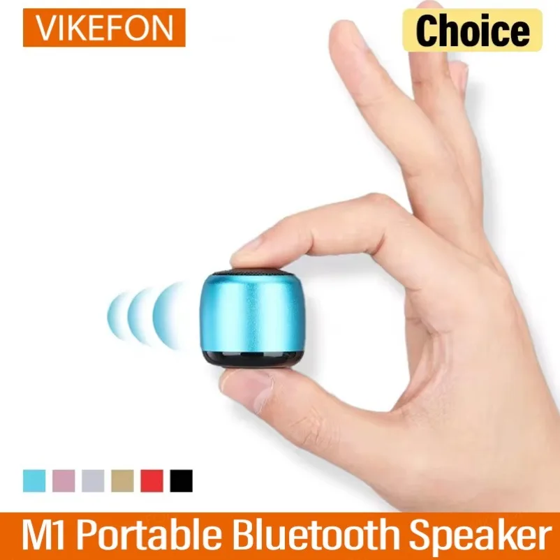 VIKEFON M1 Altavoz Bluetooth portátil Música Estéreo Surround Mini USB Subwoofer al aire libre Reproductor de audio Altavoz