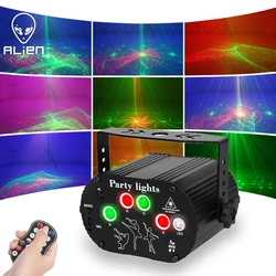 Proyector Láser ALIEN 3 en 1 – Efecto Aurora LED para Fiesta y Discoteca