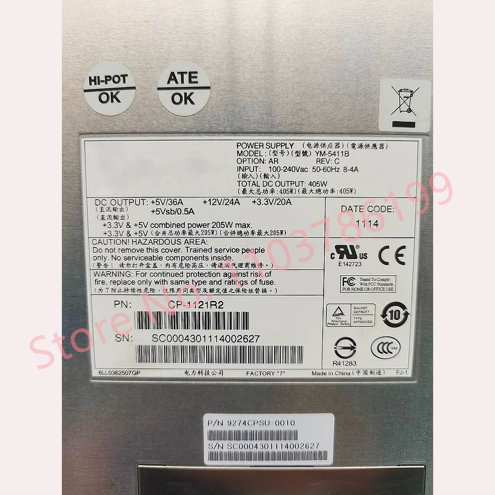 Módulo de potencia de almacenamiento de matriz 9274CPSU-0010 CP-1121R2 YM-5411B