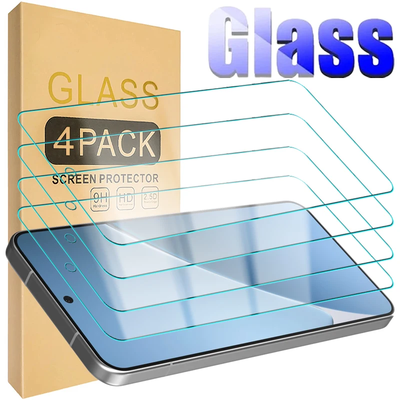 1-4 Uds vidrio templado Ultra transparente para Xiaomi Mi 15 Protector de pantalla películas protectoras de vidrio resistentes a los arañazos para Xiaomi 15