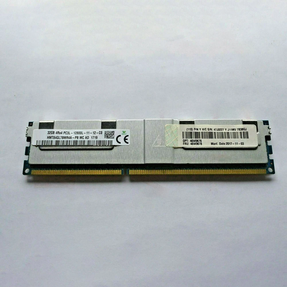 Para IBM RAM X3690 X5 X3750 M4 X3550 M4 46W0678 46W0676 46W0678 47J0227 32GB 4Rx4 12800L DDR3L 1600 memoria de servidor - imagen 4