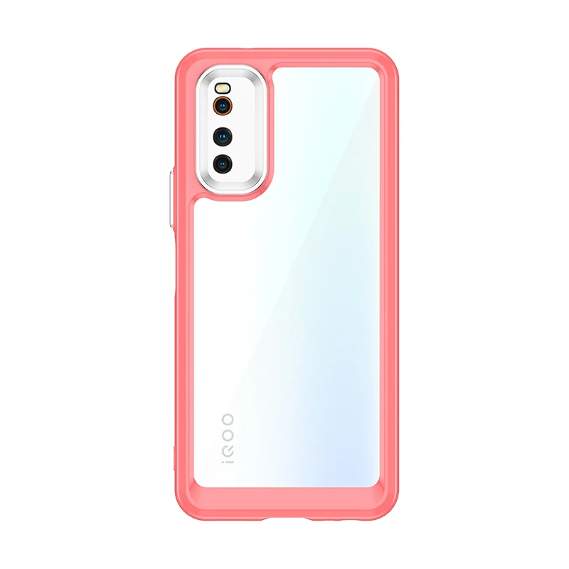 Funda protectora colorida para iQOO Neo 5/Lite/Neo 3/Neo Z1/iQOO 7 5G(India), cubierta trasera a prueba de golpes - imagen 4