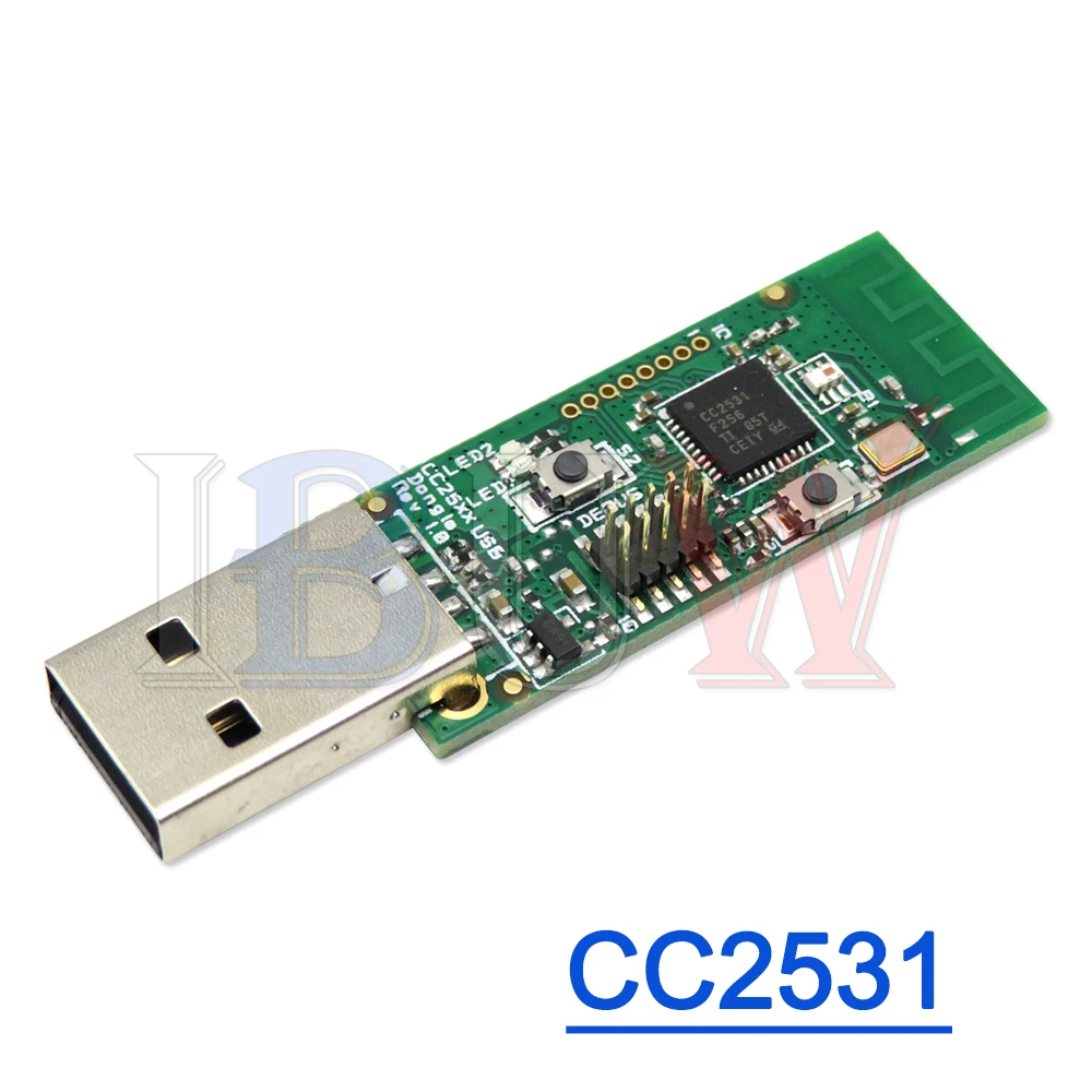 Placa de rastreo Zigbee inalámbrica, Analizador de Protocolo de paquete, interfaz USB, Módulo de Captura Dongle con antena de carcasa, CC2531, CC2540, nuevo - imagen 2
