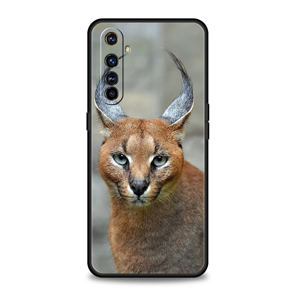 Funda africana Lynx Caracal Cat para Realme 13 12 11 10 9 8 5G 7 C25 C35 GT5 GT3 GT2 Pro Plus para Realme GT Neo 2 3 3T 5 - imagen 2