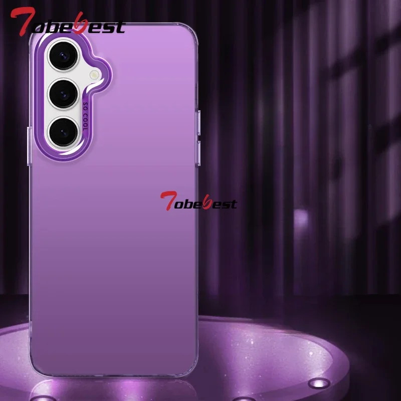 Funda IMD mate Aurora láser de lujo para Samsung Galaxy M55 M35 M15 M34 M13 M31 M32 M30S M22 M12 M11 4G 5G - imagen 3