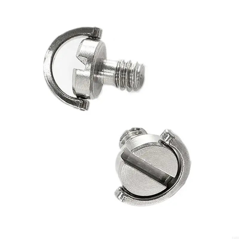 Paquete D5BB 2 anillos acero inoxidable Tornillos trípode para cámaras y trípodes DSLR - imagen 3