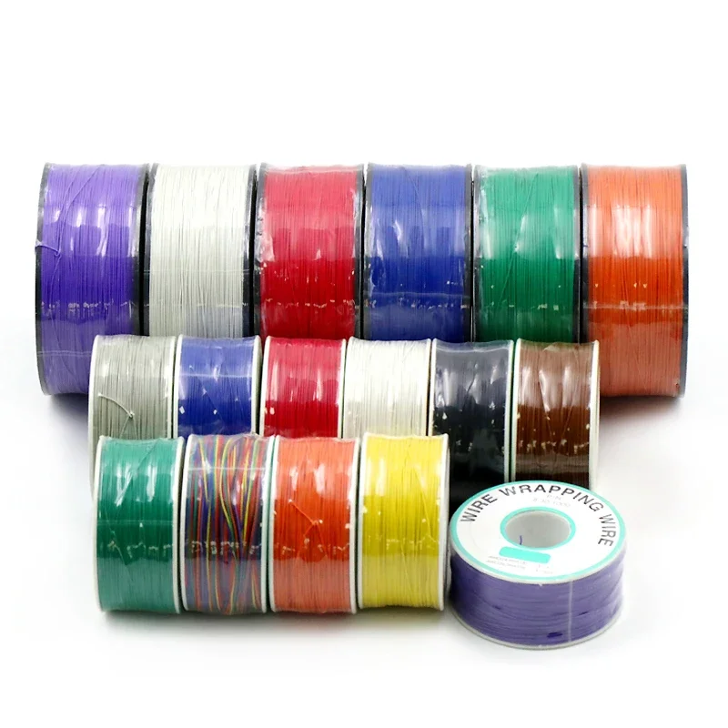 Placa de circuito de línea OK de 1 uds, cable volador, cable de conexión de soldadura de puente PCB 30 # 30AWG, cable de cobre de un solo núcleo - imagen 3