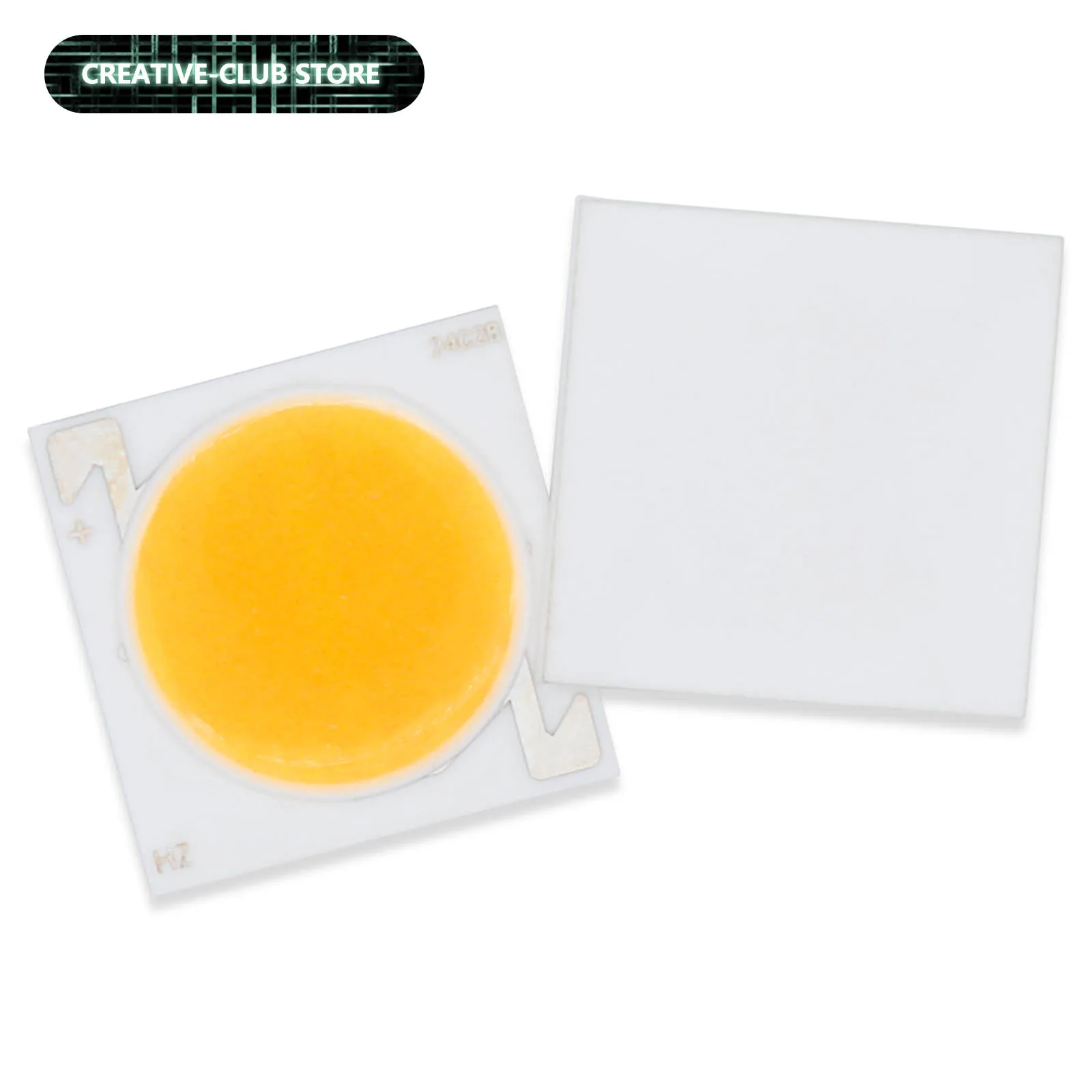10 Uds. Chip COB LED de cerámica de alta disipación de calor 24W DC72-75V 300mA 3000-3500K 6000-6500K fuente de luz de Color blanco cálido/blanco - imagen 2