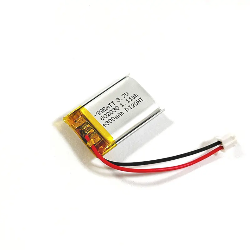 10 piezas 300 mAh 602030   Batería 3,7 V baterías recargables de polímero de litio PH2.0mm Lipo para auriculares Bluetooth altavoz retardador - imagen 4