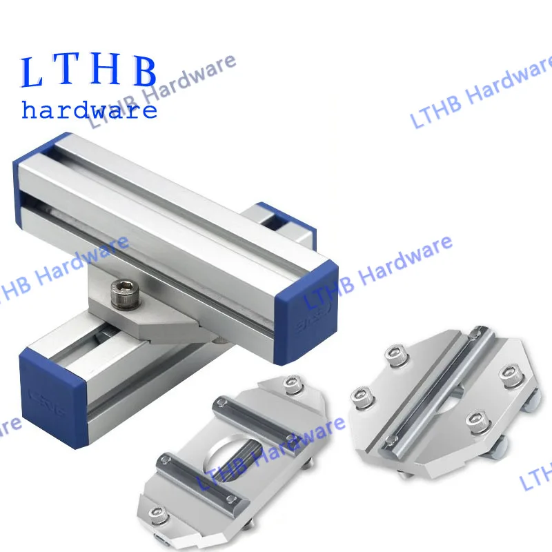 EOAT-pinza de perfil de aleación de aluminio, varilla de soporte de montaje en cruz fija para perfiles SMBA/B 2525T, accesorios de brazo mecánico