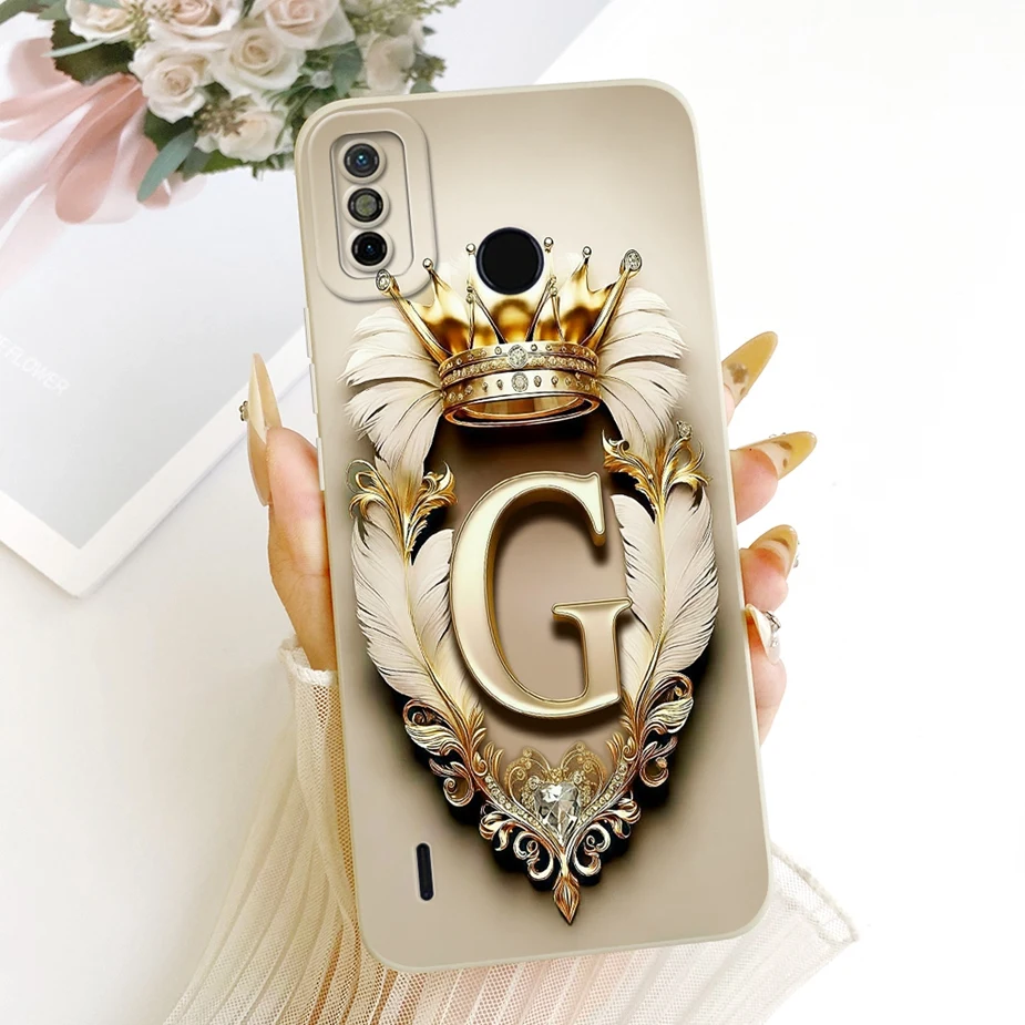 Para Tecno Spark 6 GO funda KE5j KE5k Cool corona letras cubierta a prueba de golpes funda de teléfono para Tecno Spark GO 2020 KE5S Fundas suaves bolsas - imagen 4